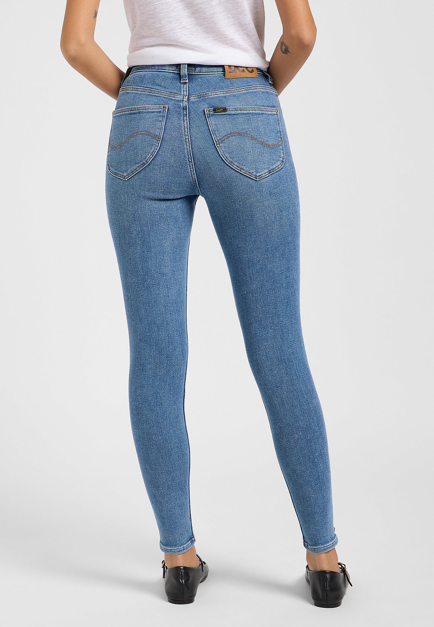 Lee - Scarlett High Zip, Jeans Donna