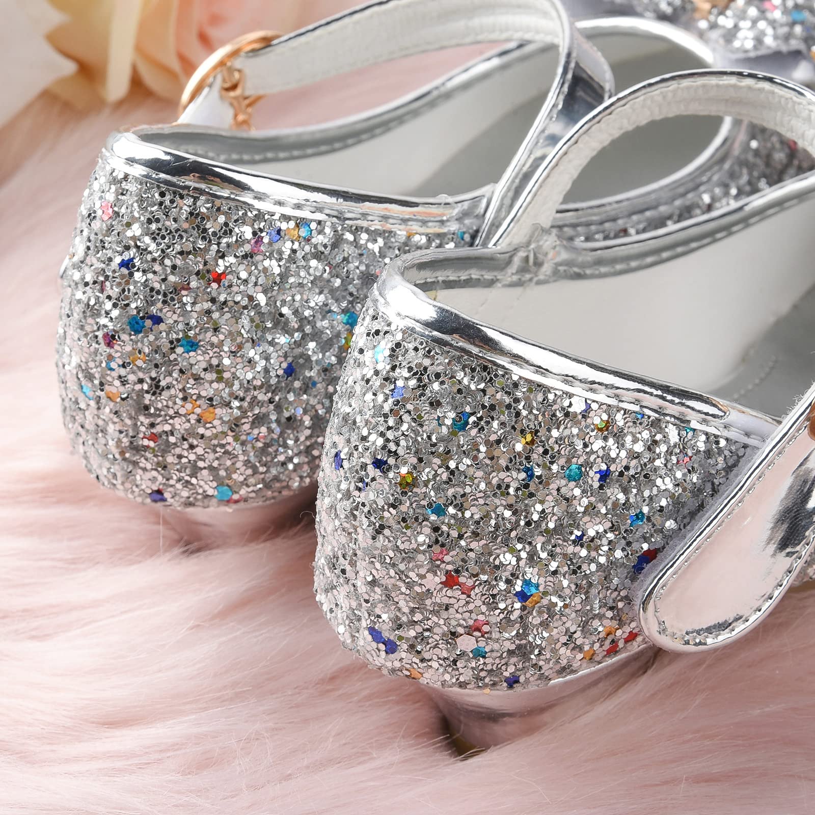 JerrisApparel Scarpe da Principessa per Ragazze Mary Janes Matrimonio Compleanno Festa