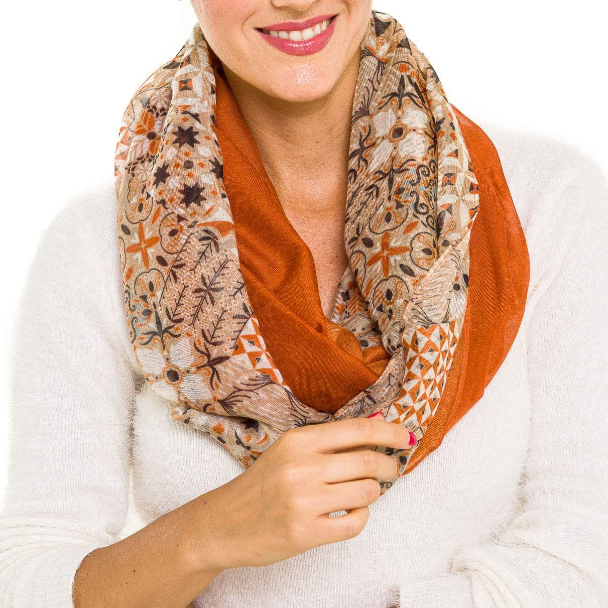 Infinity Scarf for Women Lightweight Fashion Scarves for Summer Fall