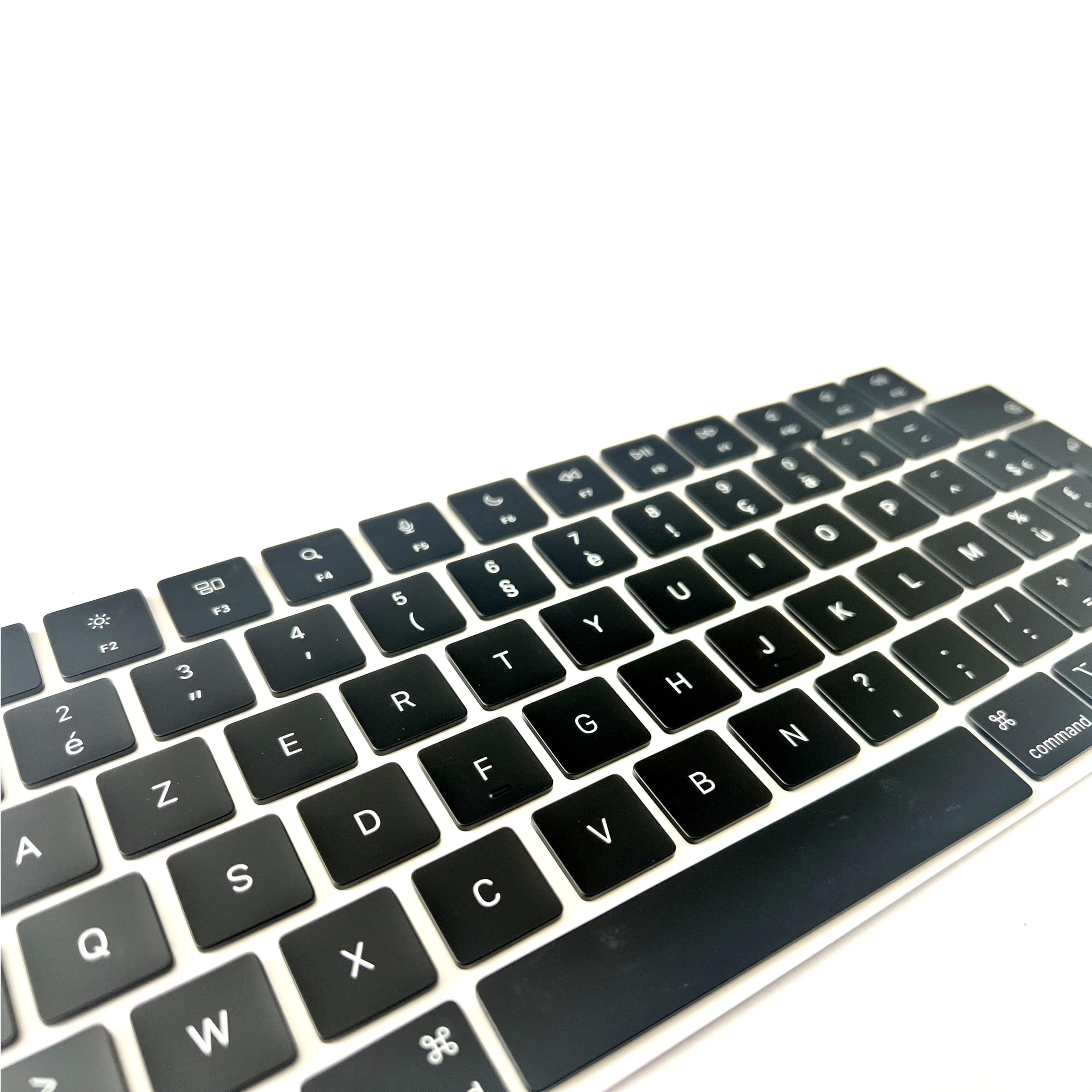 Wymienne nasadki klawiszy do MacBooka Air i Pro/Max (M4 M5) 33.0 cm 14 cali 15'' 16'' A3240 A3241 A3448 A3449 A3434 A3428 A3429 (2025-2026) rok (czarne, UK)