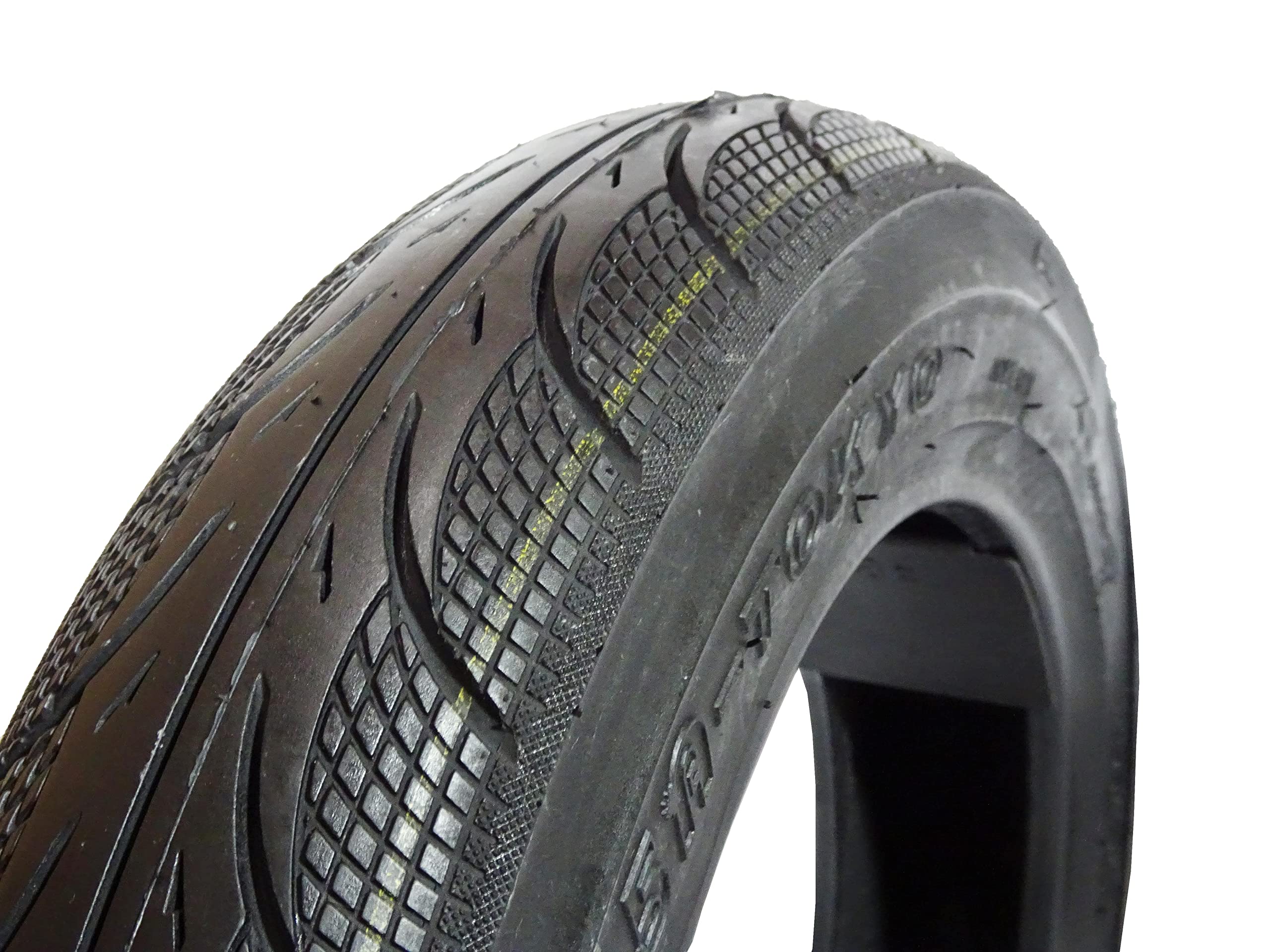 5A01 3.00-10 Scooter Tires – Set Of 2 Tubeless Front/Rear Tires, 42J Load Rating, For 10-Inch Rim Mopeds & Scooters