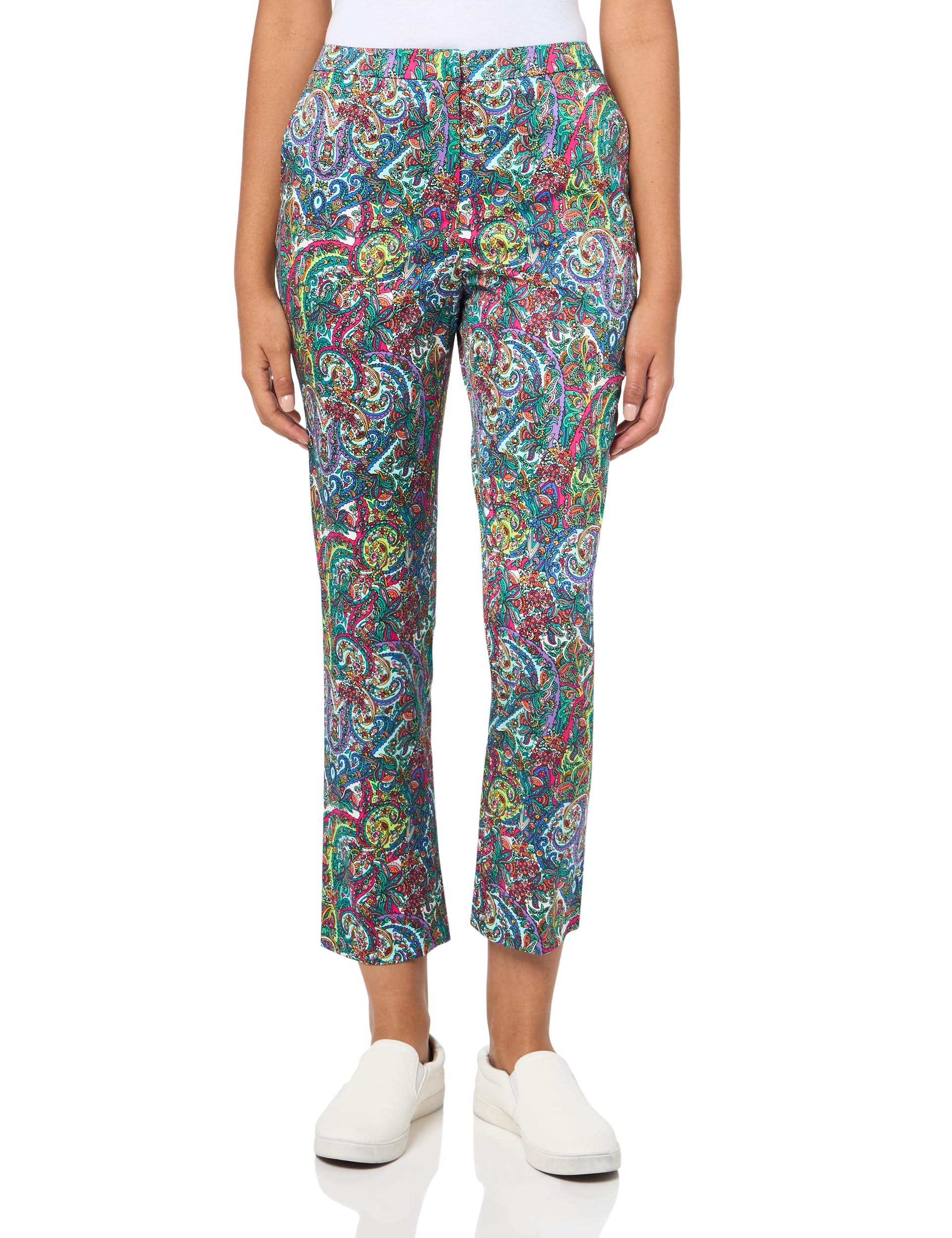 Tommy Hilfiger Womens Paisley Printed Chino Pants