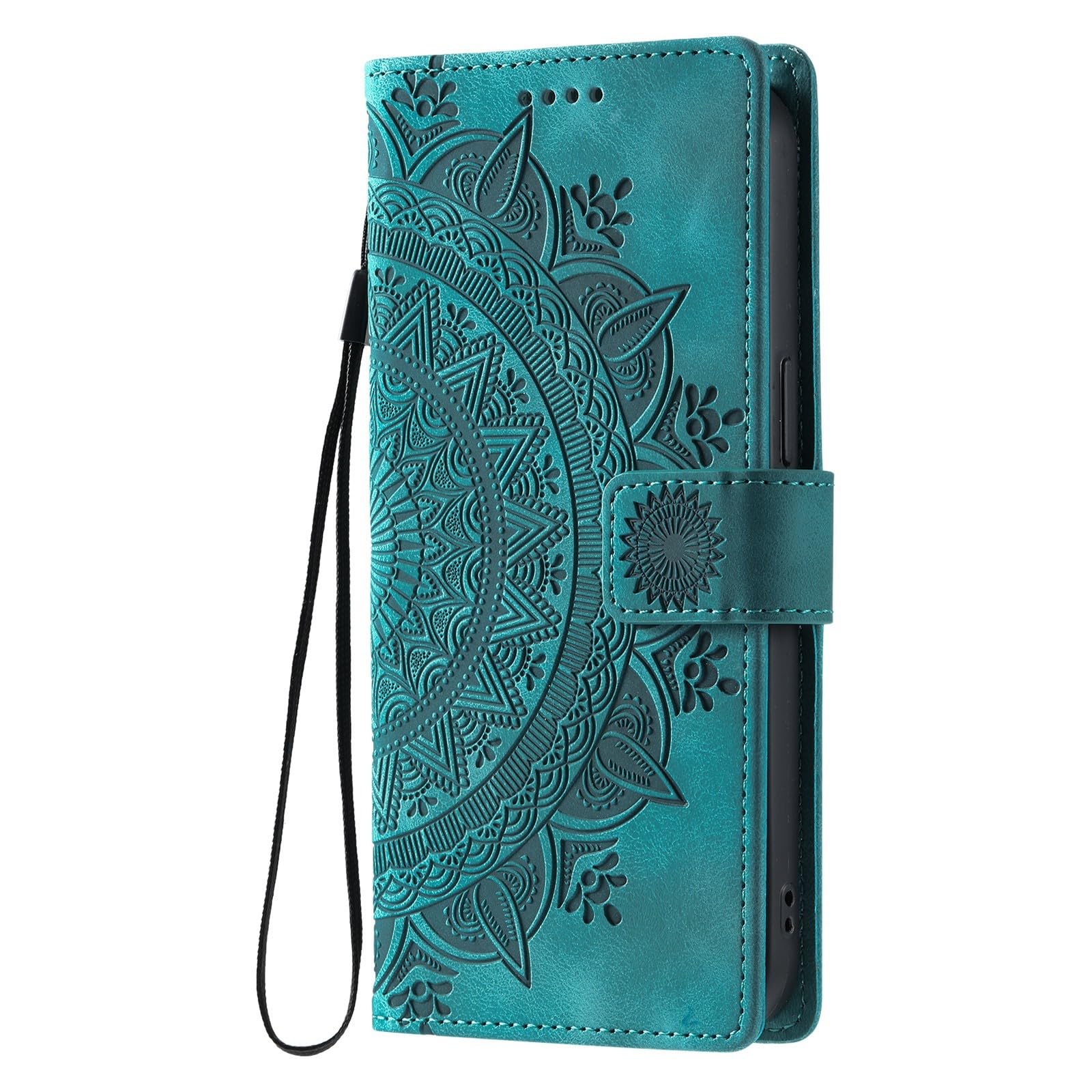 Funda tipo libro para Moto G36 verde con tarjetero integrado 8