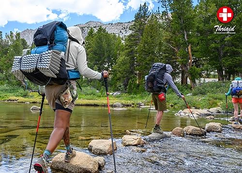 Miniatura 6 de Pequeño botiquín de primeros auxilios, 100 piezas resistente al agua, bolsa bien organizada con hebilla giratoria, ideal para exteriores, viajes,