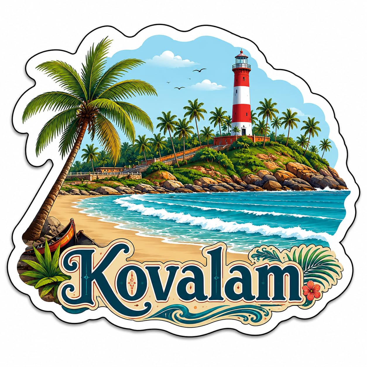 Munnar Fridge Magnet - Wooden Souvenir Gift -2 Munnar Fridge Magnet - Wooden Souvenir Gift -2