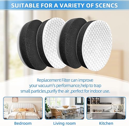 Miniatura 5 de Filtro de repuesto compatible con Hoover ONEPWR BH53420, BH53400, BH53405CDI, BH53425CDI, BH53450, BH53452CDI, BH53455TV1