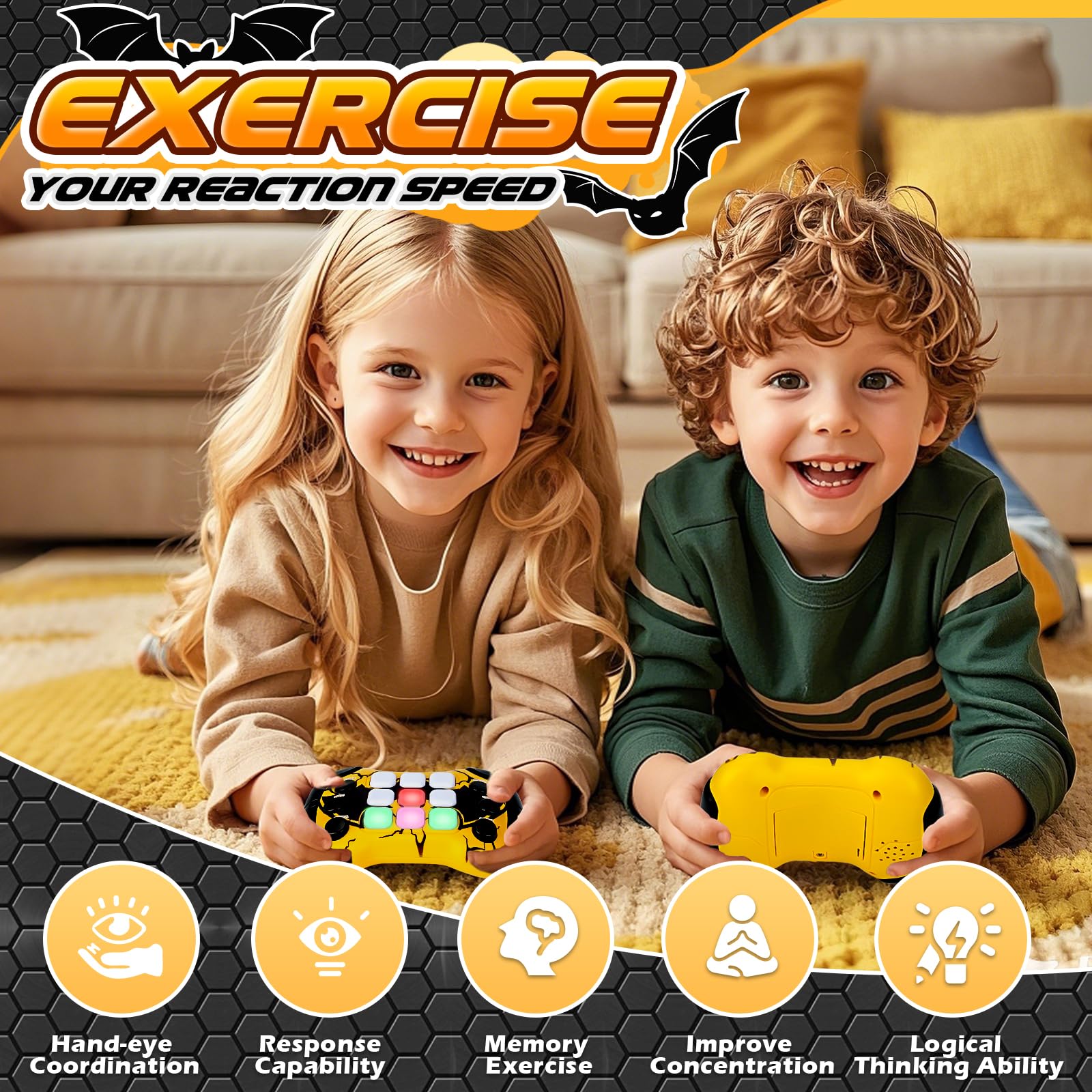 Eichhoo Quick Push Pop Kids Sensory Boys Toys Age 5 6 7 8 Year Old - Image 4