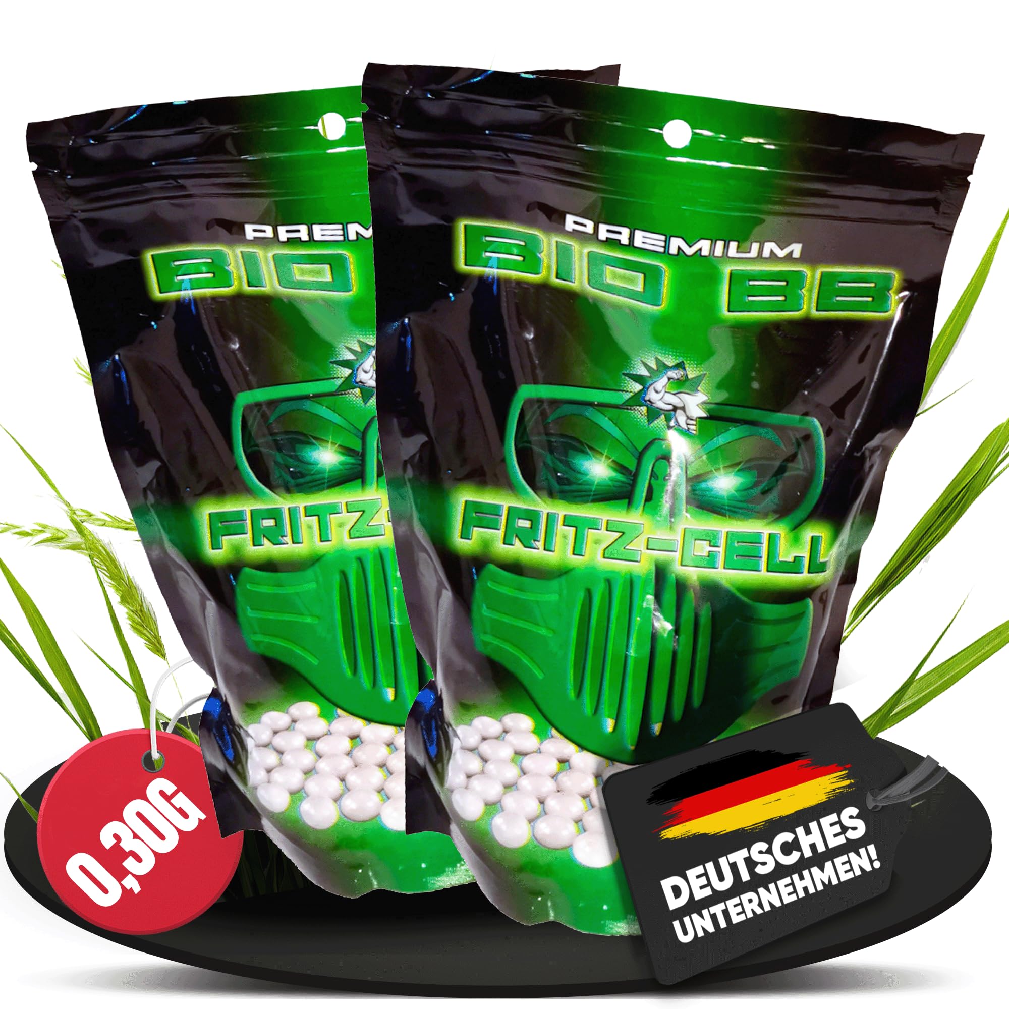2 x 3333 Airsoft Kugeln BBS Bio 6mm 0,30g 3333 Stück Beutel Premium biologisch abbaubar