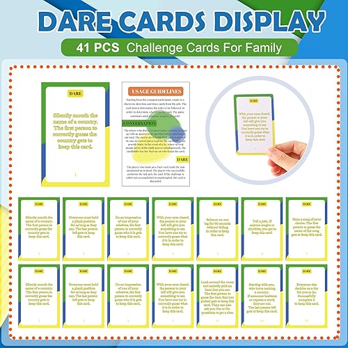 Miniatura 4 de Poen 1 caja de tarjetas de conversación familiar, juego de cartas de conversación para cenas, mesa de conversación, conexión familiar, juego de