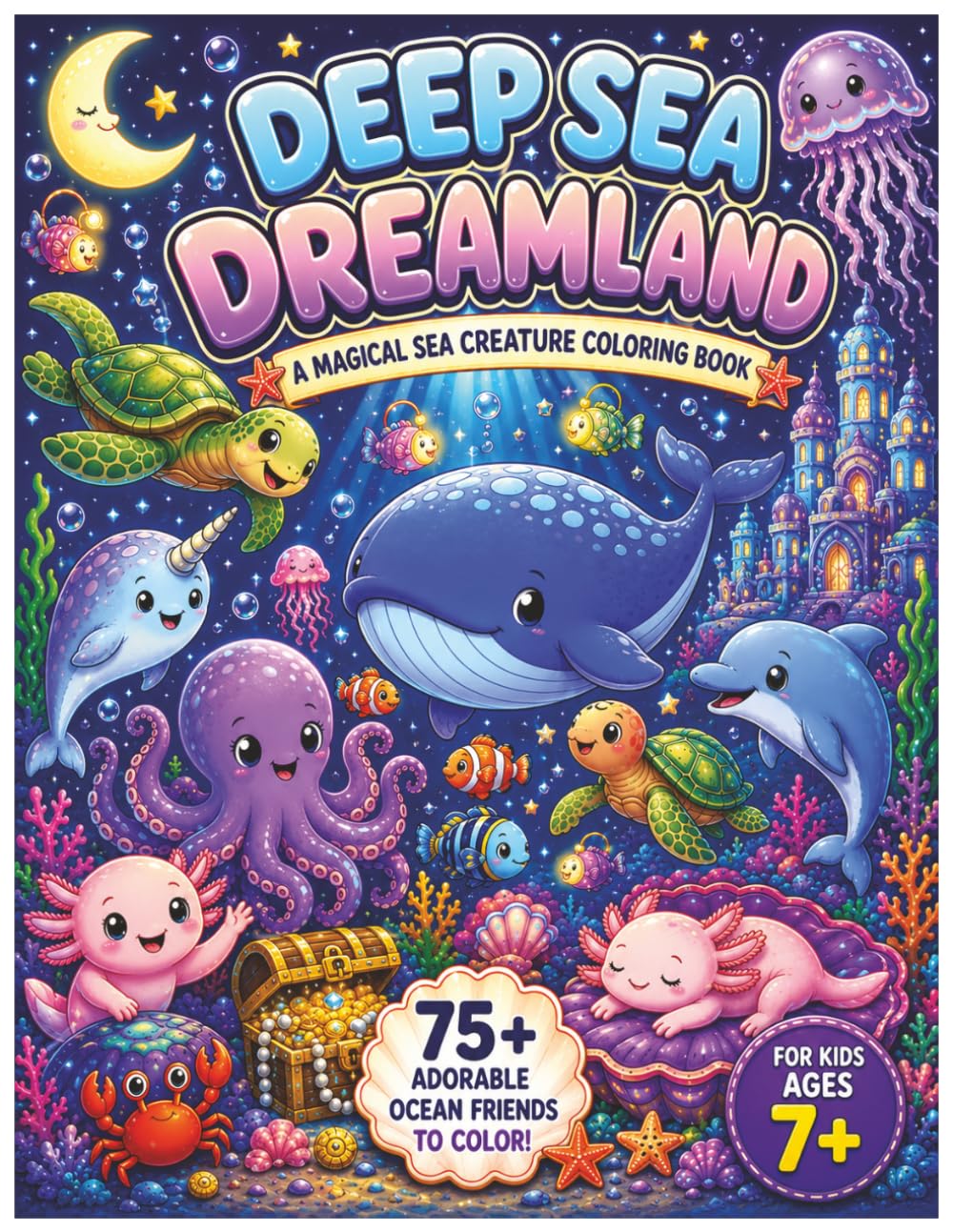 Deep Sea Dreamland Kids Coloring Book