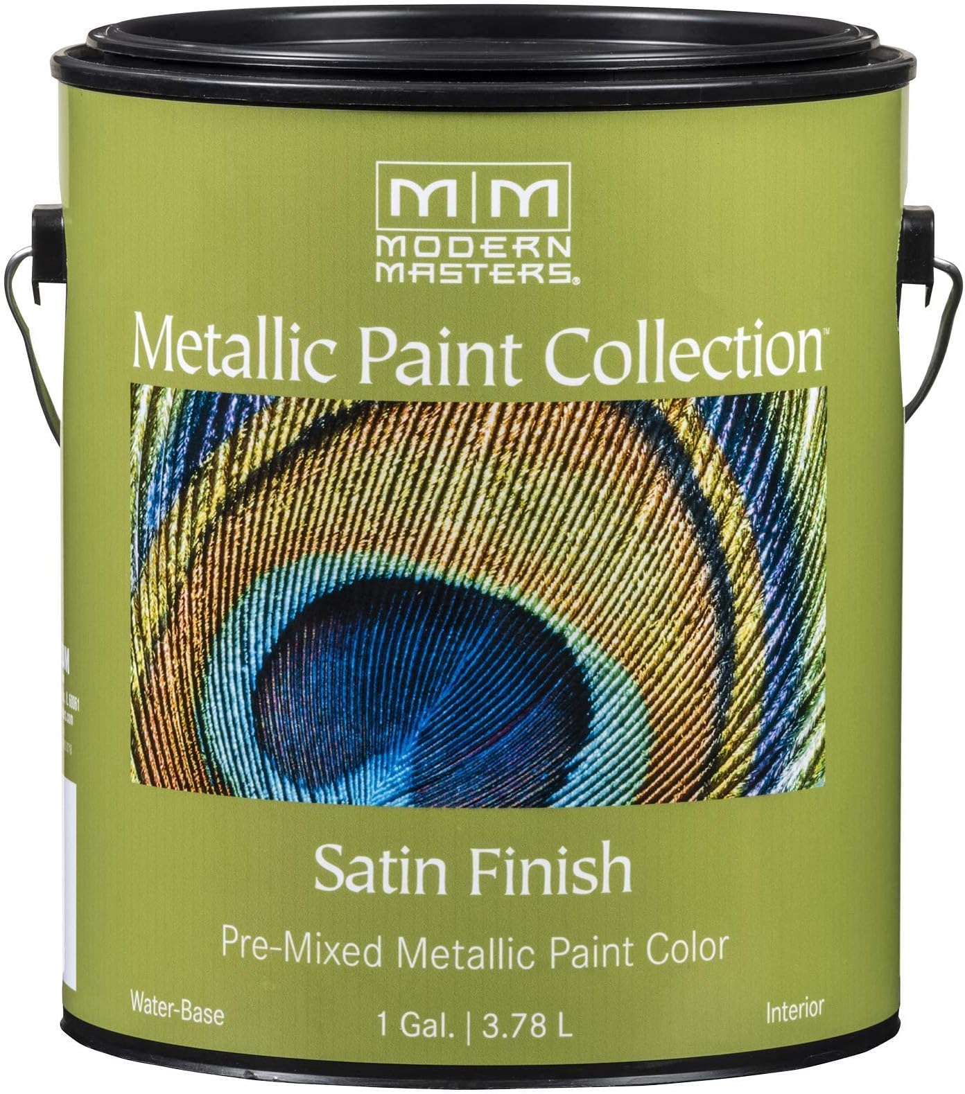 Rust-Oleum Modern Masters Interior/Exterior Metallic Paint for Wall & Furniture (Satin Champagne - 3.78 Liters)