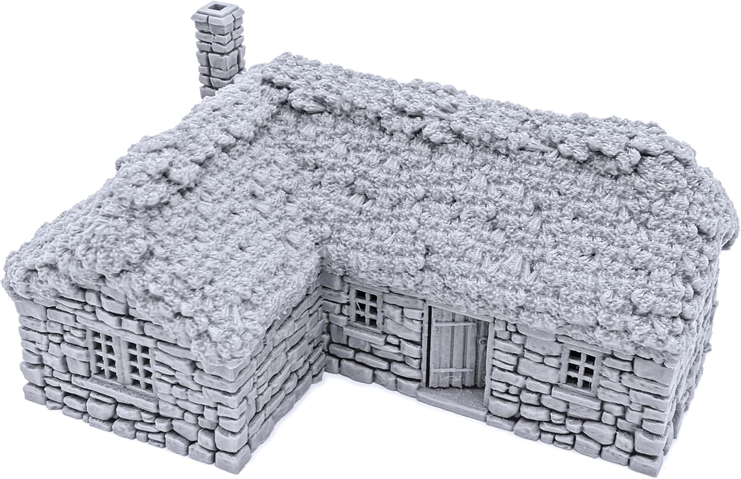 EnderToys Highland Stone Barn - DND Terrain - 28mm Scenery for Tabletop Miniatures