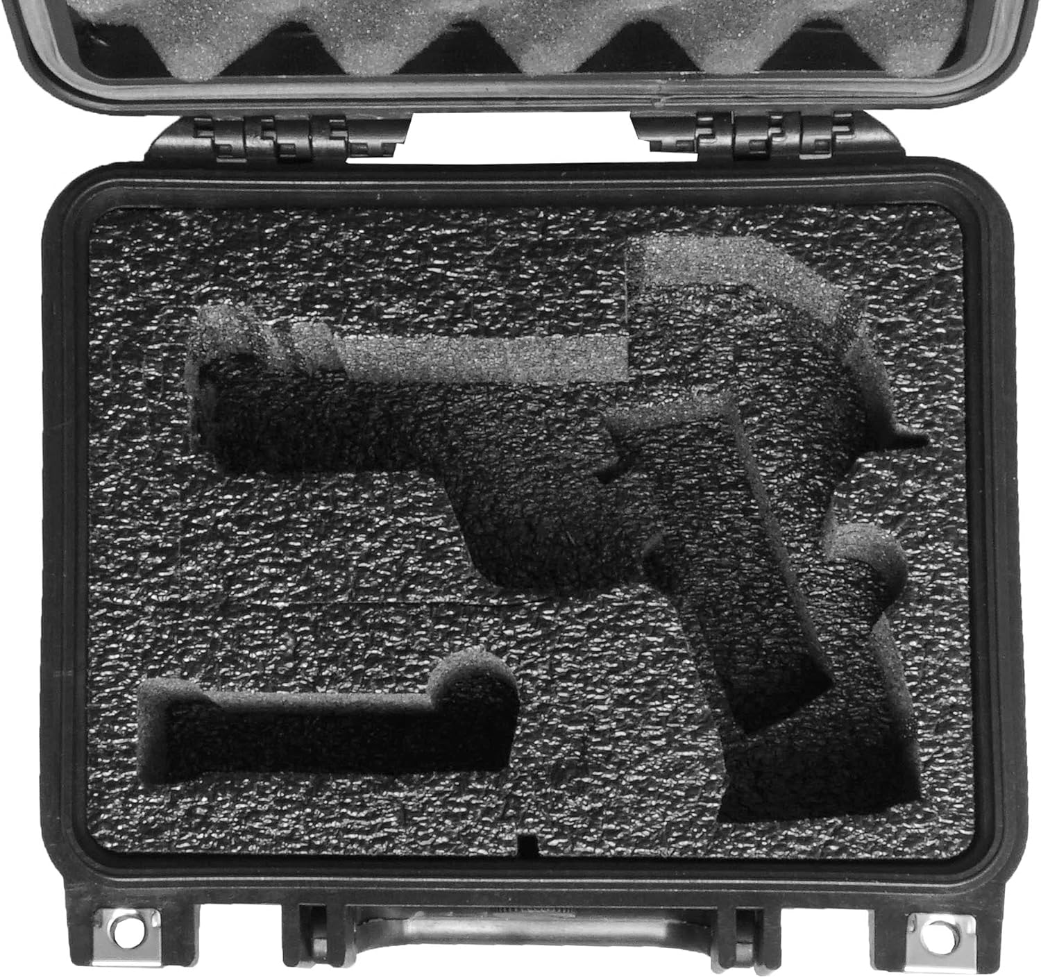 Case Club Case fits S&W M&P & 3 Magazines in Pre-Cut Heavy Duty Waterproof Case (Accommodates Optics & Under Barrel attachments)