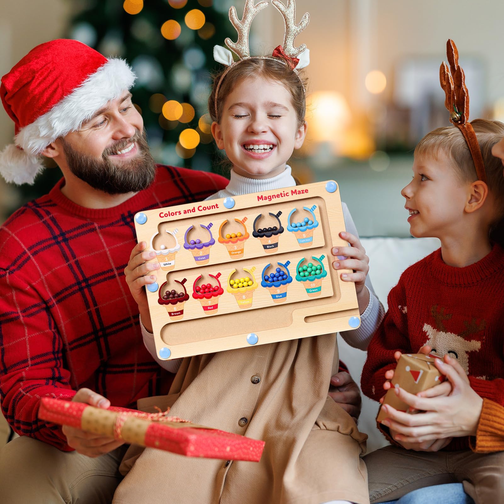 Gioco magnetico labirinto giocattolo a partire da 2 3 4 5 6 anni gioco di smistamento giochi di apprendimento montessori giocattolo regalo per ragazze