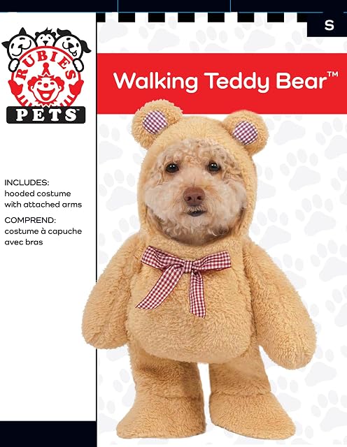Foto 2 de 8 de Rubie'S - Disfraz Oficial de Oso de Peluche para Mascotas, Talla L