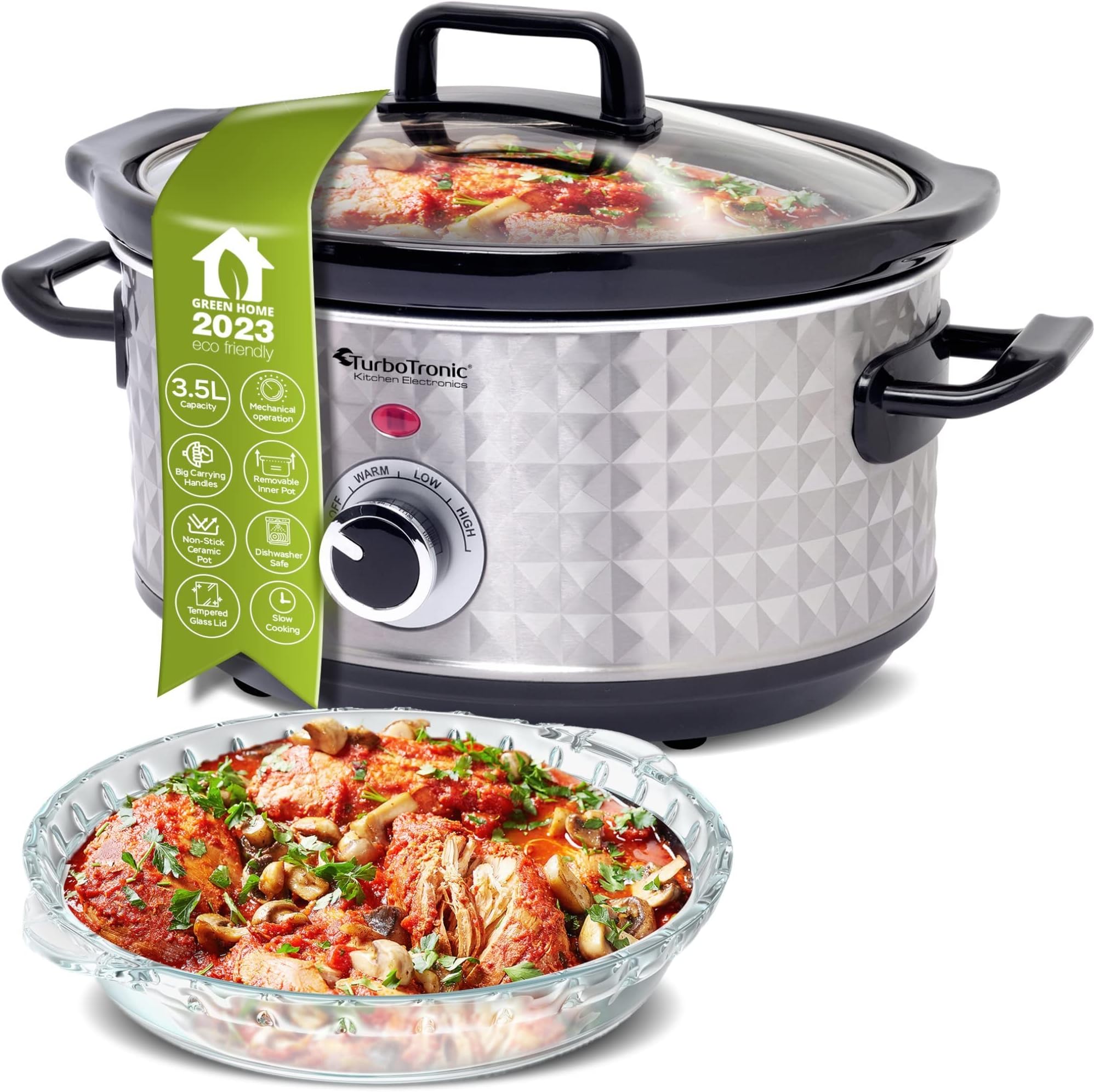 Amazon.de CrockPot Schongarer Slow Cooker 2 Temperatureinstellungen + Warmhaltefunktion 3