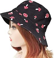 Vista 2 de Sombrero de pescador reversible de doble cara con estampado unisex