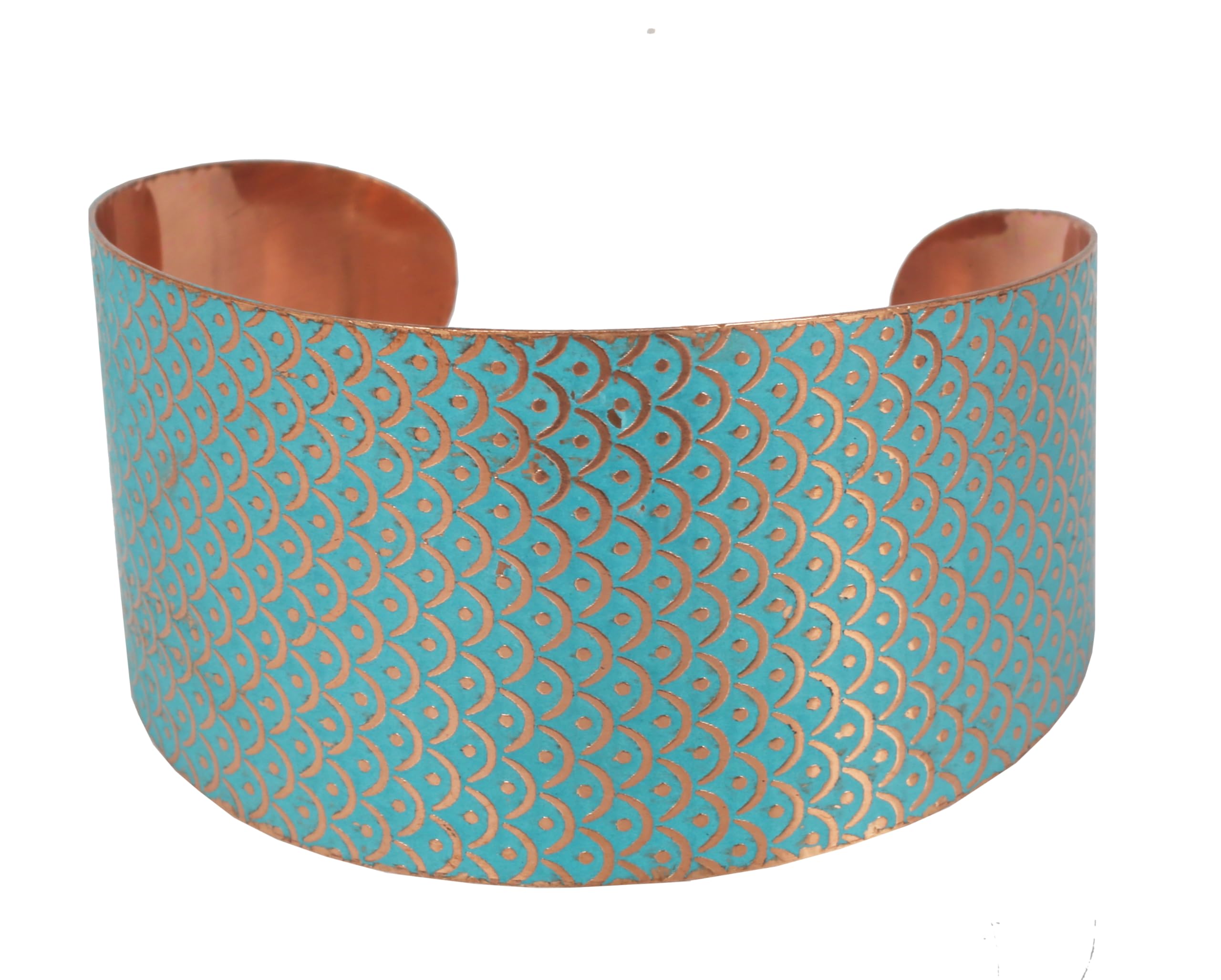 Touchstone Indian Bollywood Desire Brass Base Exotic Workmanship Free Size Cuff Bracelet in Antique Gold Or White Or Copper Tone for Women.