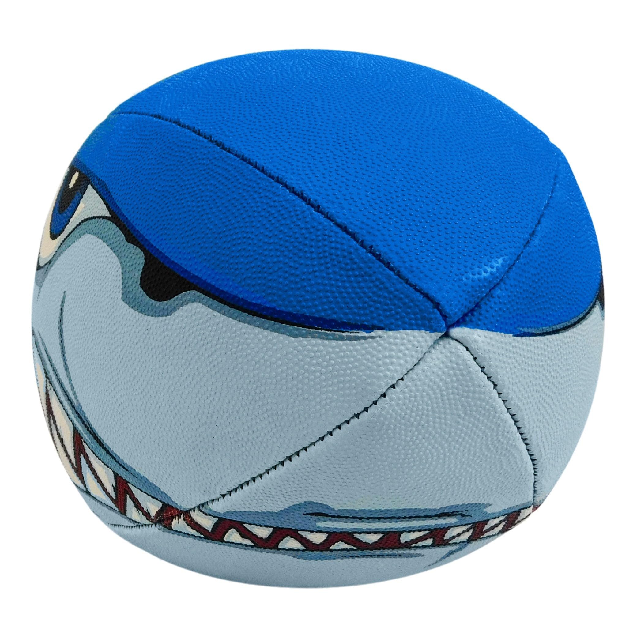 GILBERT Randoms Bite Force Shark Ballon de rugby Taille 3