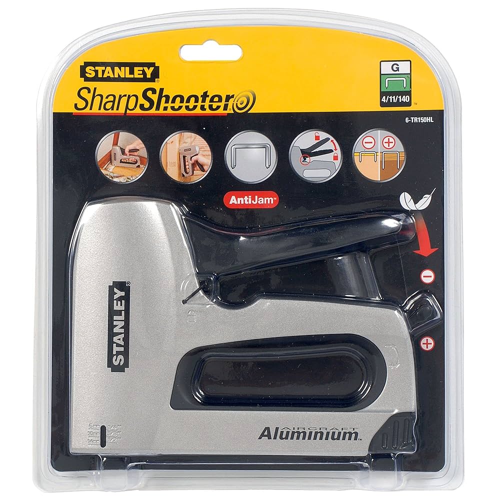 STANLEY SharpShooter Stapler, Heavy Duty (TR150HL) - Hand