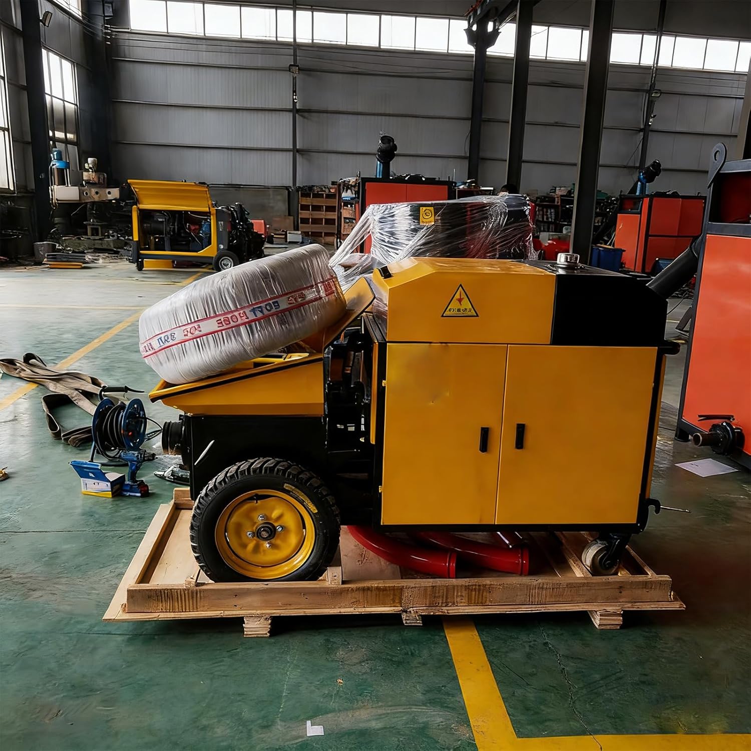Mini Concrete Mixer with Pump, Small Concrete Mixer Pump, Mobile Concrete Mixer Pump for Construction Projects