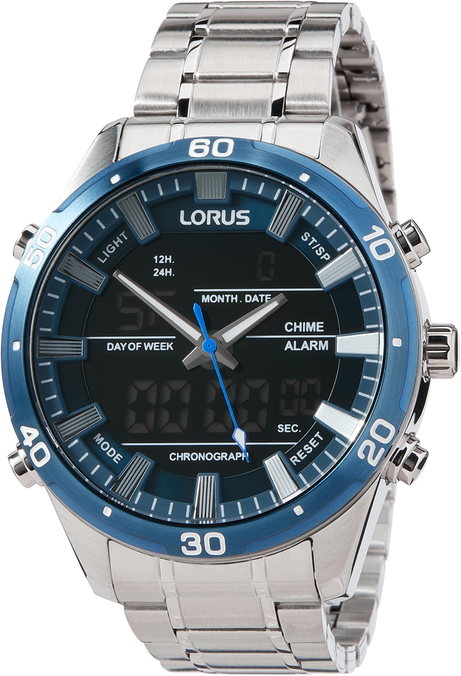 Lorus Mens Lumibrite Dial Leather Strap Watch RJ647AX9 Amazon.co.uk