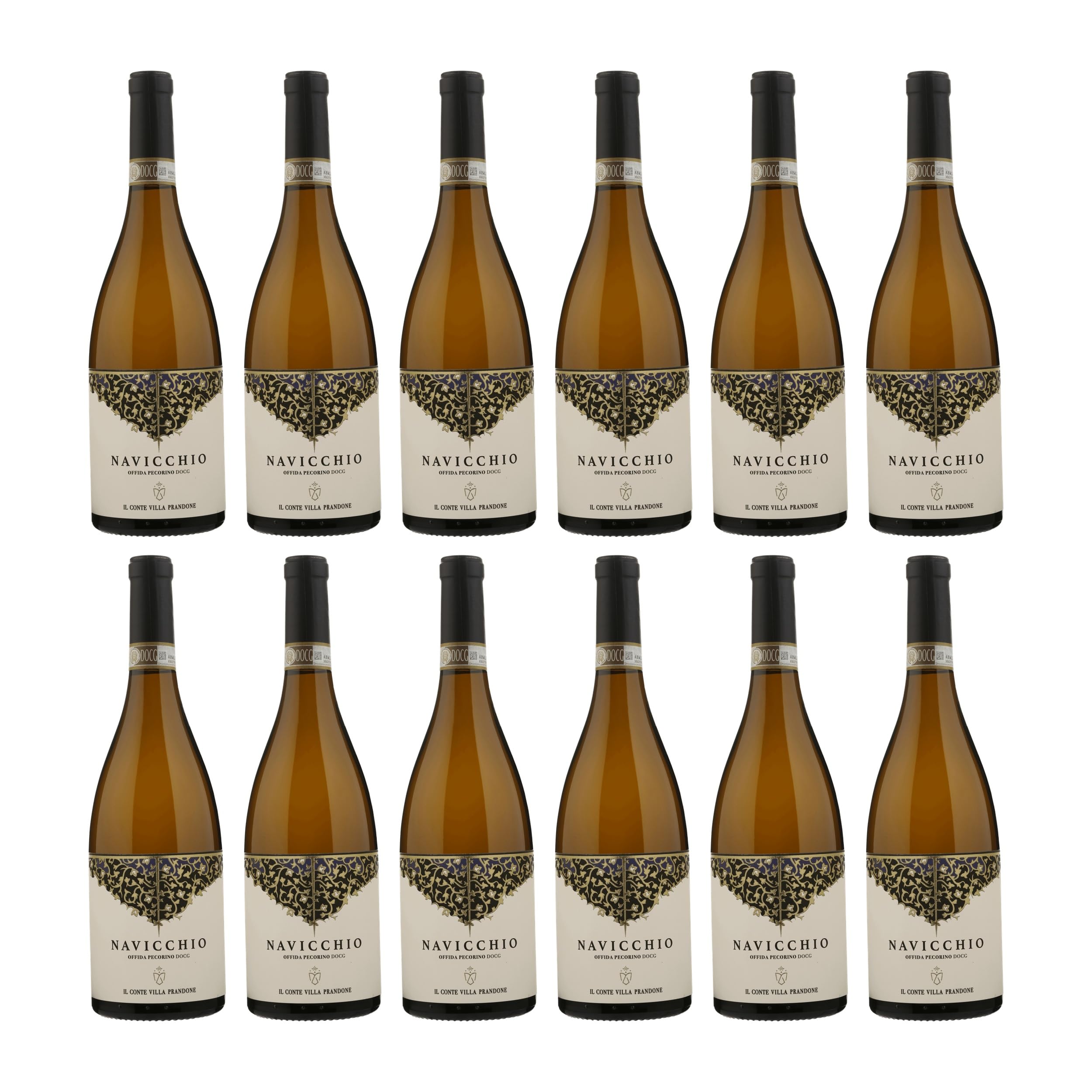 Il Conte Villa Prandone Navicchio Offida DOCG Pecorino Weisswein Weiss Trocken Italien inkl. FeinWert E-Book (12 x 0.75 l)