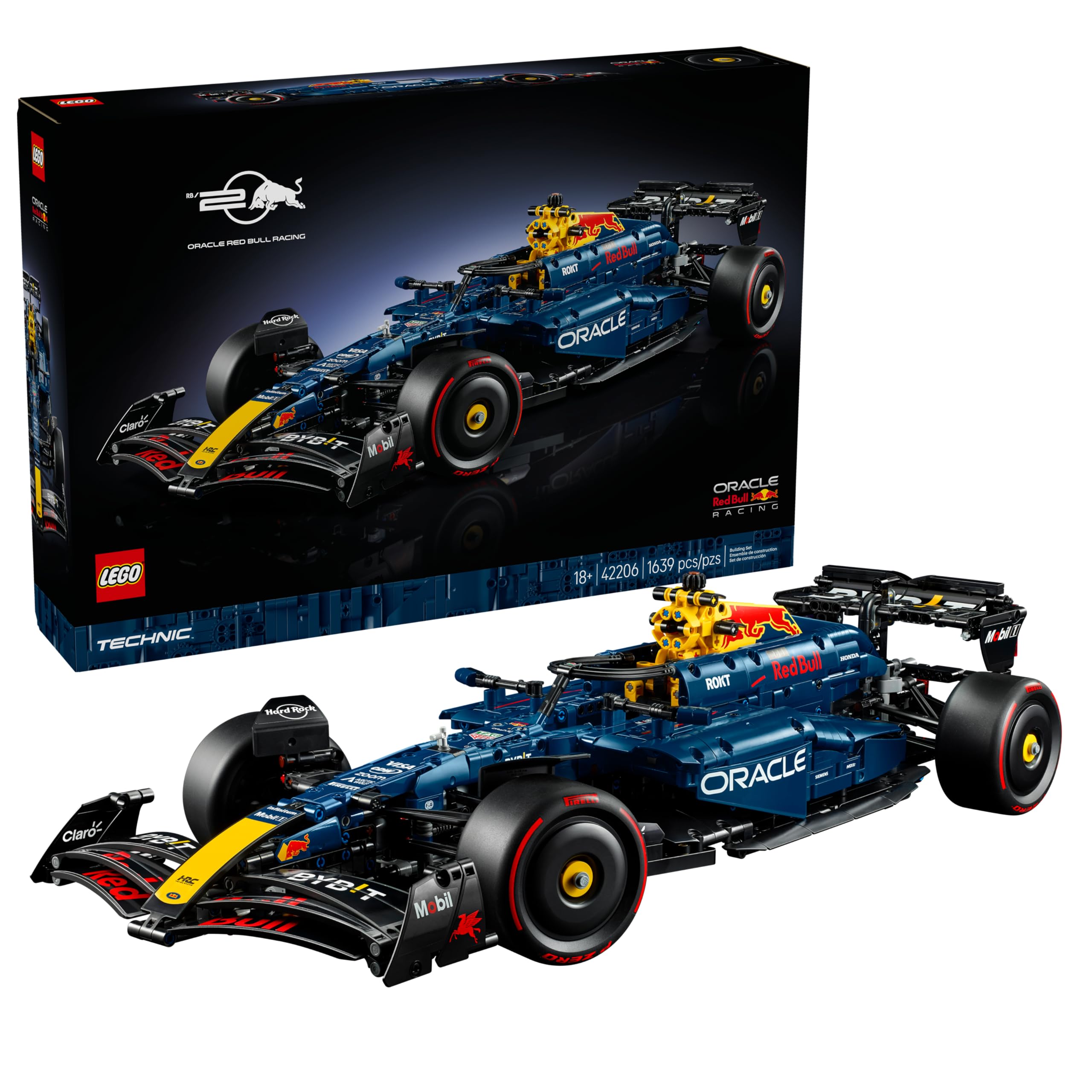 LEGO Technic Carro Oracle Red Bull Racing RB20 F1 42206 (1.639