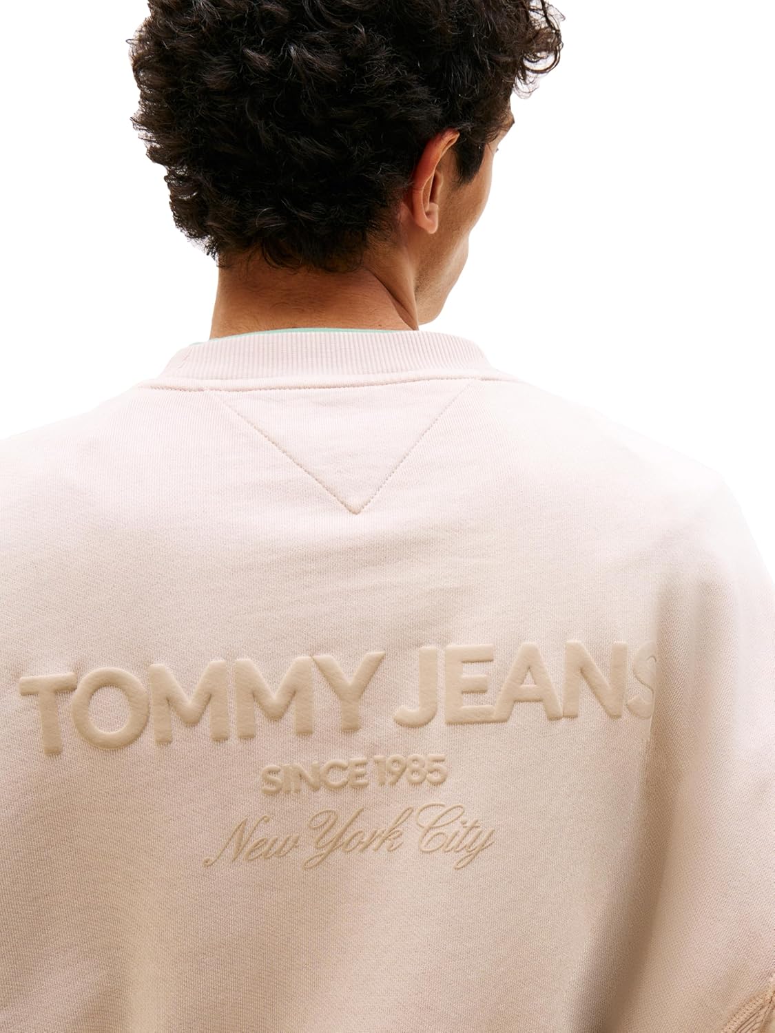 Tommy Jeans Men's Medium Weight Crewneck Sweatshirt with Embroidered Logo - Image 3