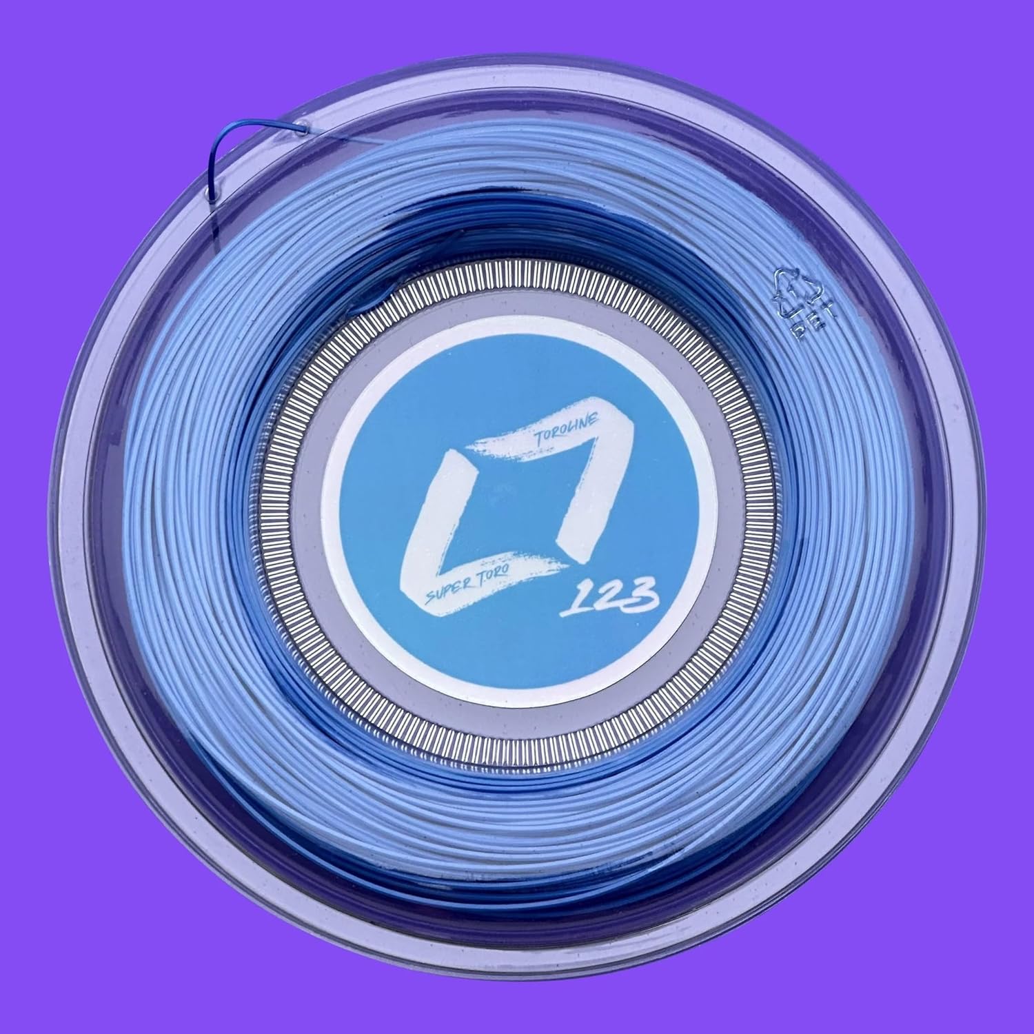 Toroline Super Toro 17 Gauge 1.23mm Tennis String Mini Reel Dark Blue