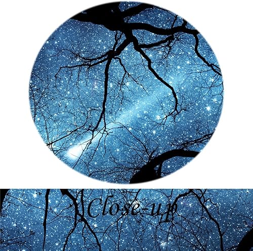 Miniatura 5 de KREATIVE ARTS Lienzo decorativo para pared, diseño de cielo estrellado y árboles rodeados, bosque, paisaje, decoración del hogar, listo para colgar,