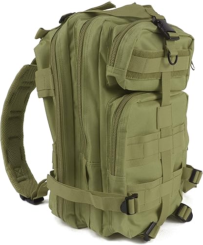 MediTac Mochila táctica de asalto - Mochila de primeros auxilios - Mochila militar MOLLE de 18"