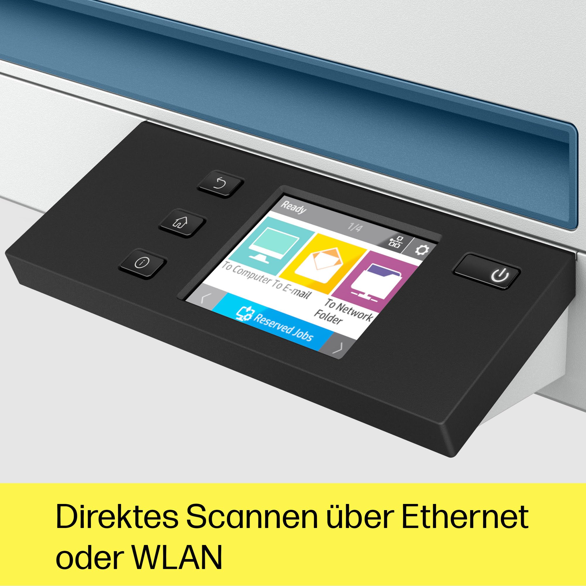 HP ScanJet Enterprise Flow N6600 fnw1 Scanner ADF Flachbettscanner Ethernet USB 3.0 WiFi Touchscreen