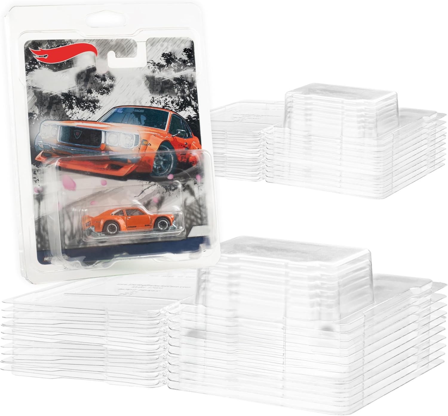 Sterling Protector Case Model 17403 Premium Line 20 Pack for Hot Wheels Premium Diecast, Fits Card Size 6.5 x 5.25 inches Durable Acid-Free Clear Storage Clamshell