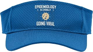 Epidemiology is Literally Going Viral Epidemiologist Apparel Sport Sun Visor