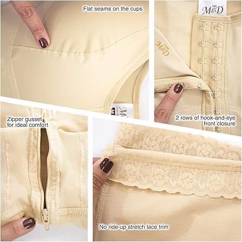 Miniatura 8 de M&D Fajas Colombianas Reductoras y Moldeadoras Post Surgery Compression Shapewear for Women