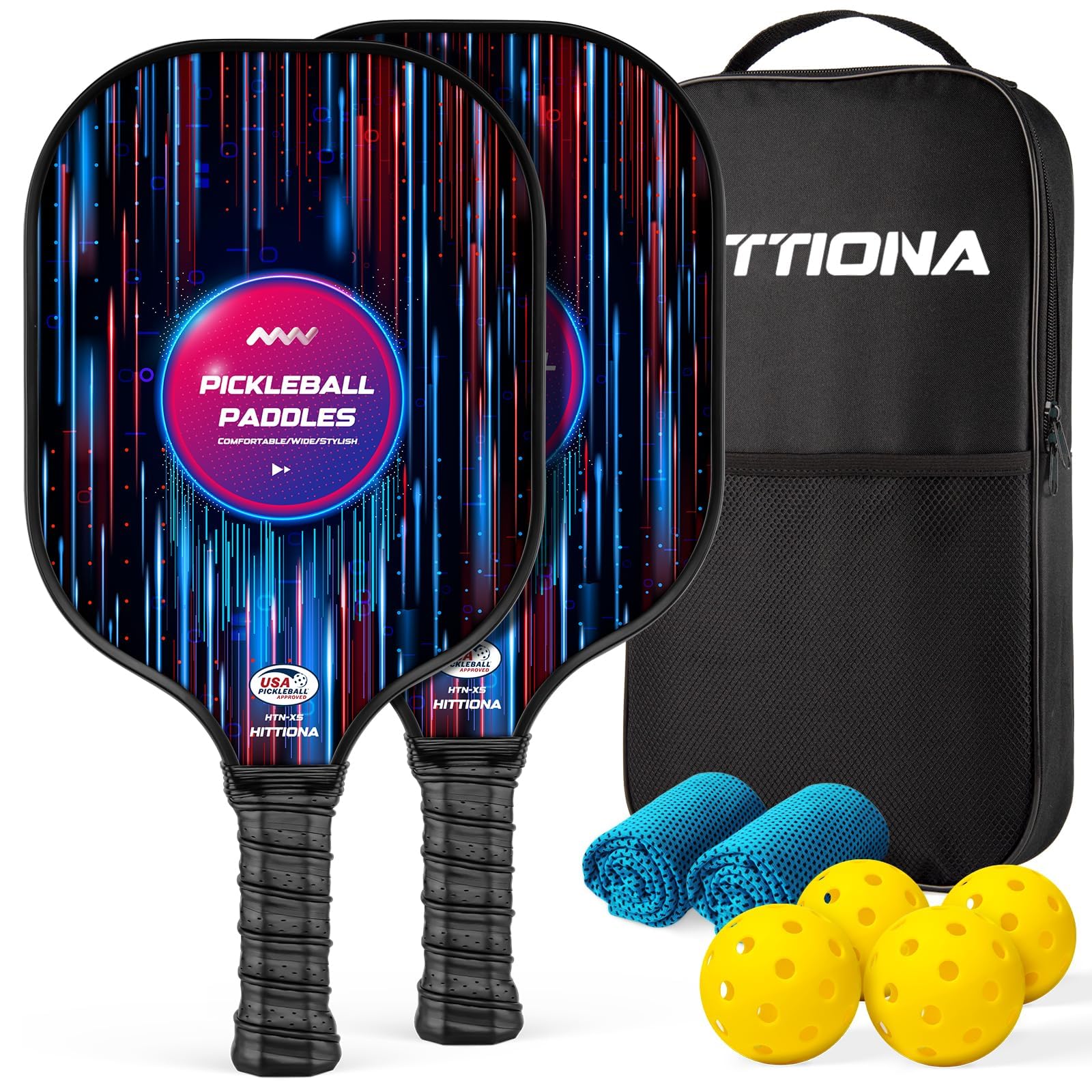 YC DGYCASI ピックルボールパドル 2個セット クリアランス USAPA承認