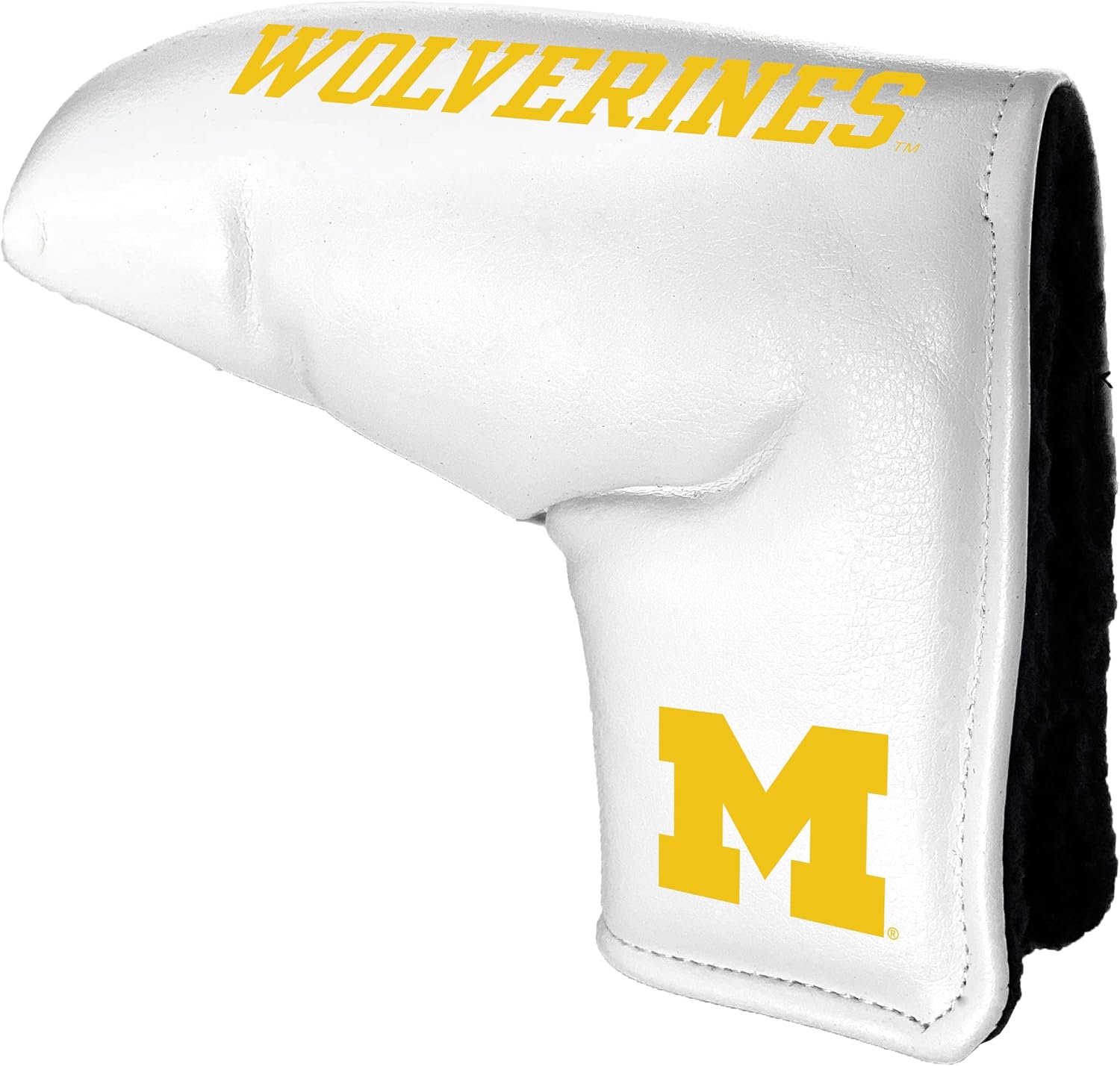 Team Golf NCAA ツアーブレードパターカバー (ホワイト) ほとんどのブレードパターにフィット スコッティキャメロン テ