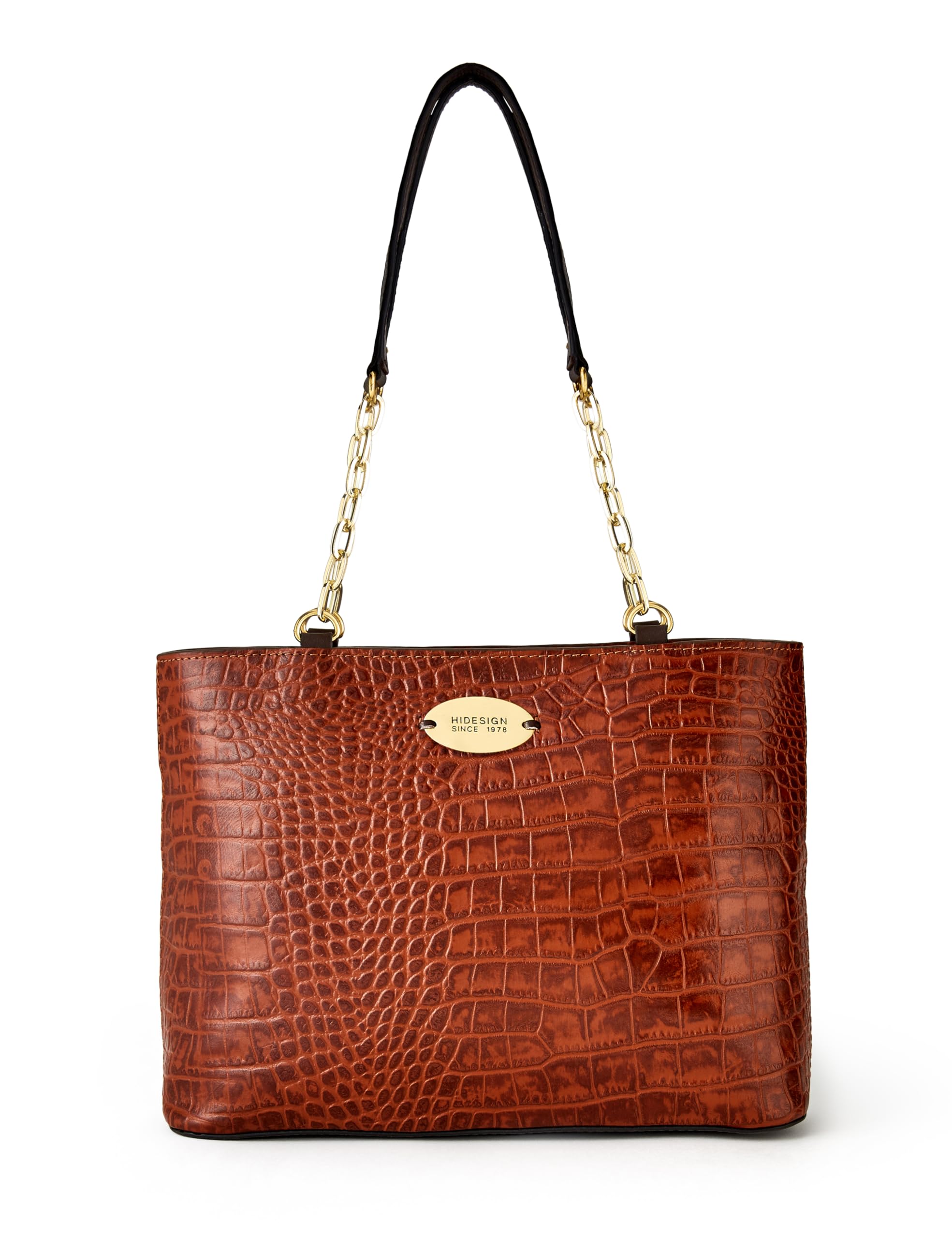 womens EE MOROCCO V Large Brown Shoulder Bag