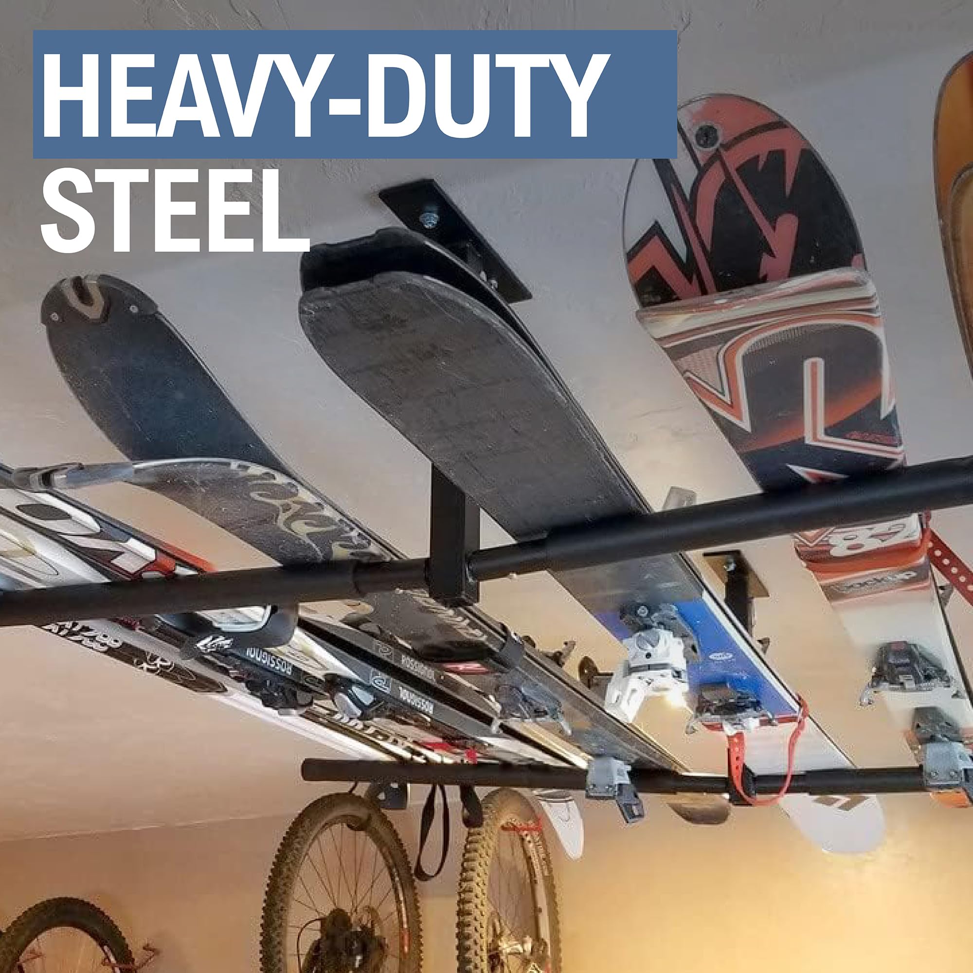 Amazon.co.jp: StoreYourBoard スキーおよびスノーボードの天井の収納