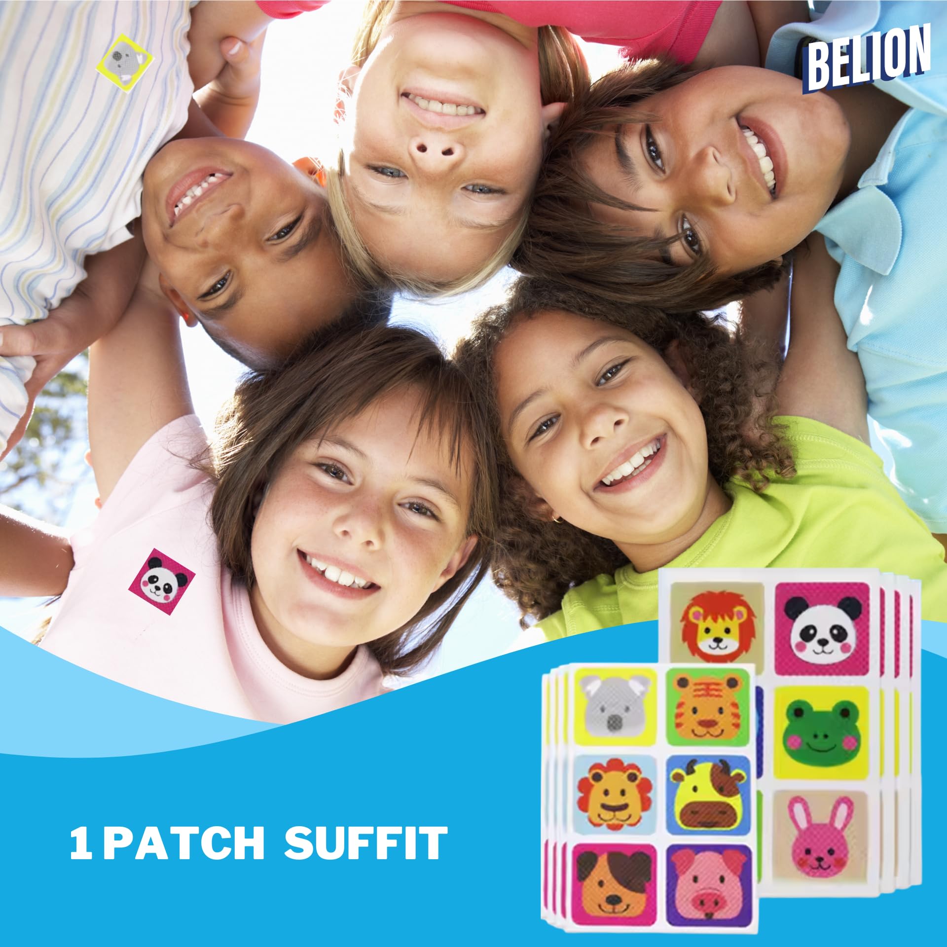 Patch anti moustique enfant | Sachet de 90 autocollants contre les moustiques | Idéal pour les activités en plein air | Pratique et ludique