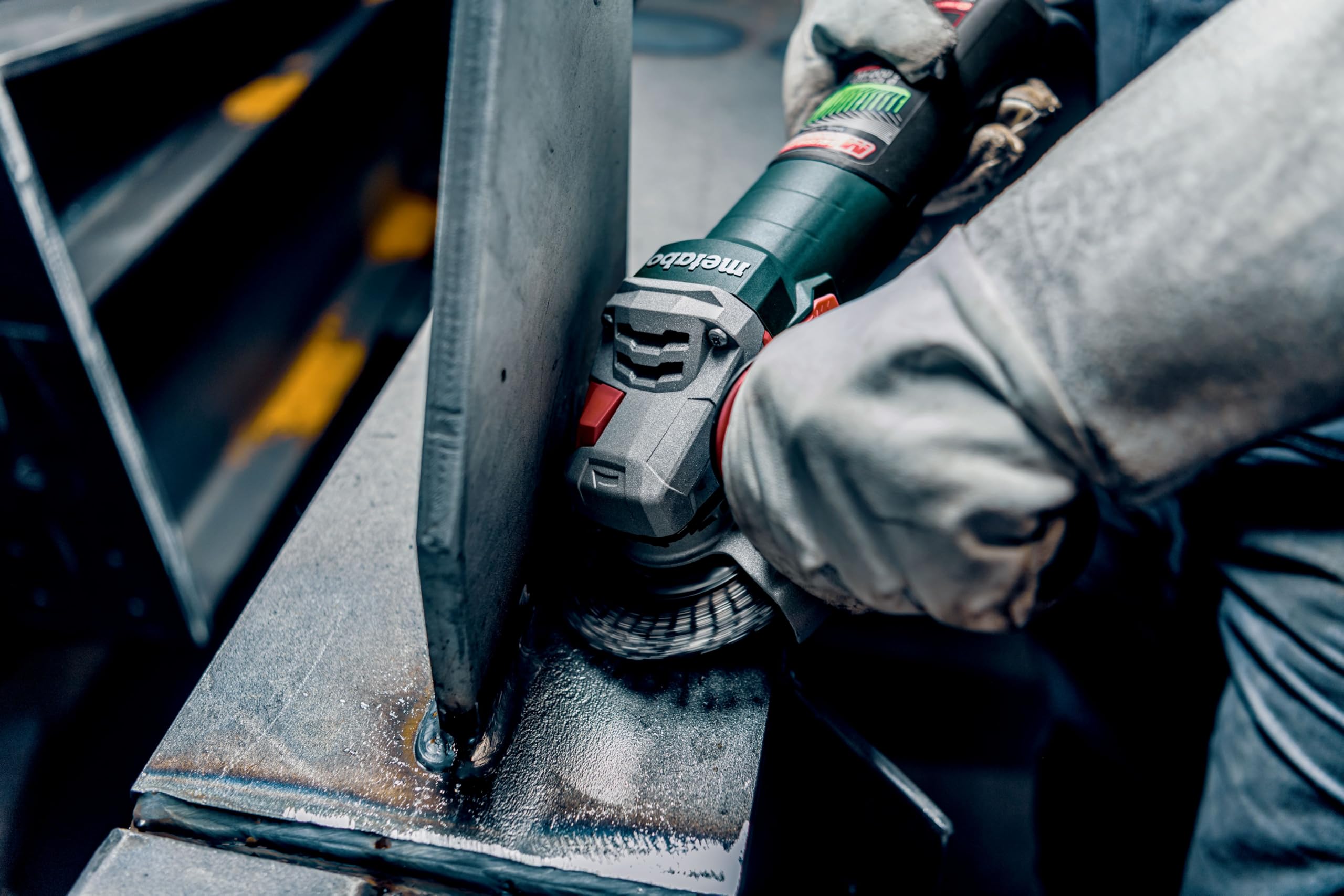 metabo Szlifierka kątowa WEPBA 20-125 Quick DS BL – 2000 W, 125 mm, silnik bezszczotkowy, system M-Quick; niskie wibracje, zabezpieczenie przed uderzeniem, zabezpieczenie przed przeciążeniem – do