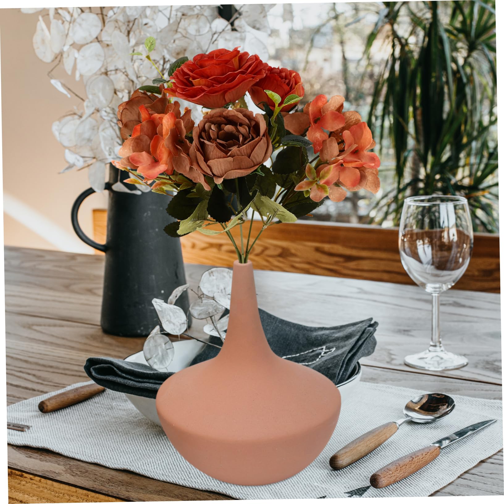 IMIKEYA 6 STK künstliche Pfingstrose Pflanzen für Kunstpflanzen Kunstblumenstrauß künstliche blüten künstliche Blumen kreative Hochzeitsblume Simulationsblumenstrauß Kunststoff