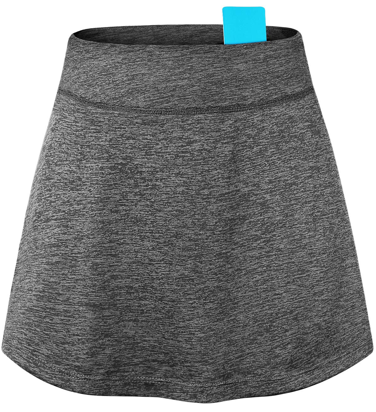 Fulbelle Tennisrock für Damen, mit Taschen, hohe Taille, athletischer Golf-Skorts