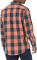Vista 4 de Tienda Essentials - Camisa de popelina para hombre, camisa informal de corte regular y manga larga