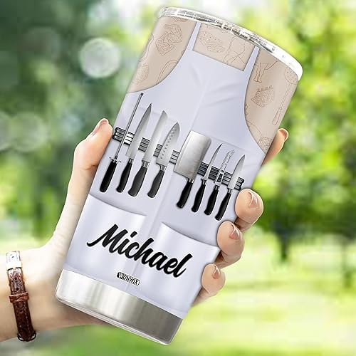 Miniatura 10 de Regalos personalizados de carpintero para hombres, mujeres, mamá, papá, taza de café, taza de viaje, termo con aislamiento de acero inoxidable de 20