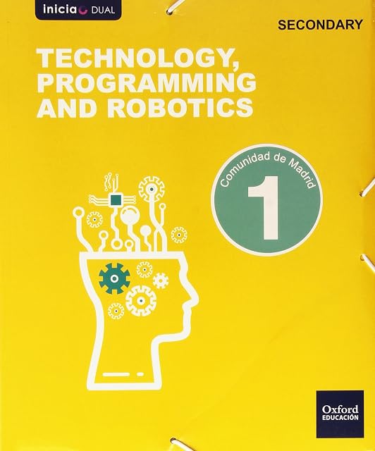 Portada de Inicia Tecnologia 1º ESO Libro del Alumno Pack Madrid Bilingue