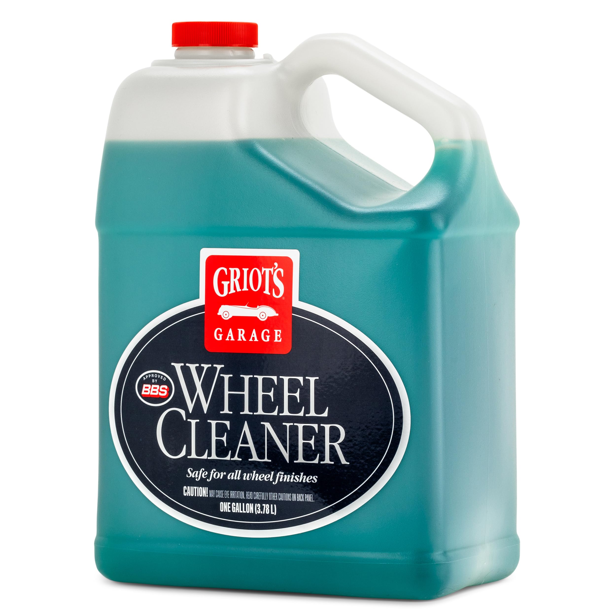 Griot's Garage Wheel Cleaner for All Finishes, Car Tire Rim Cleaning, Brake Dust and Grime Remover, PH Balanced, 11107, One Gallon