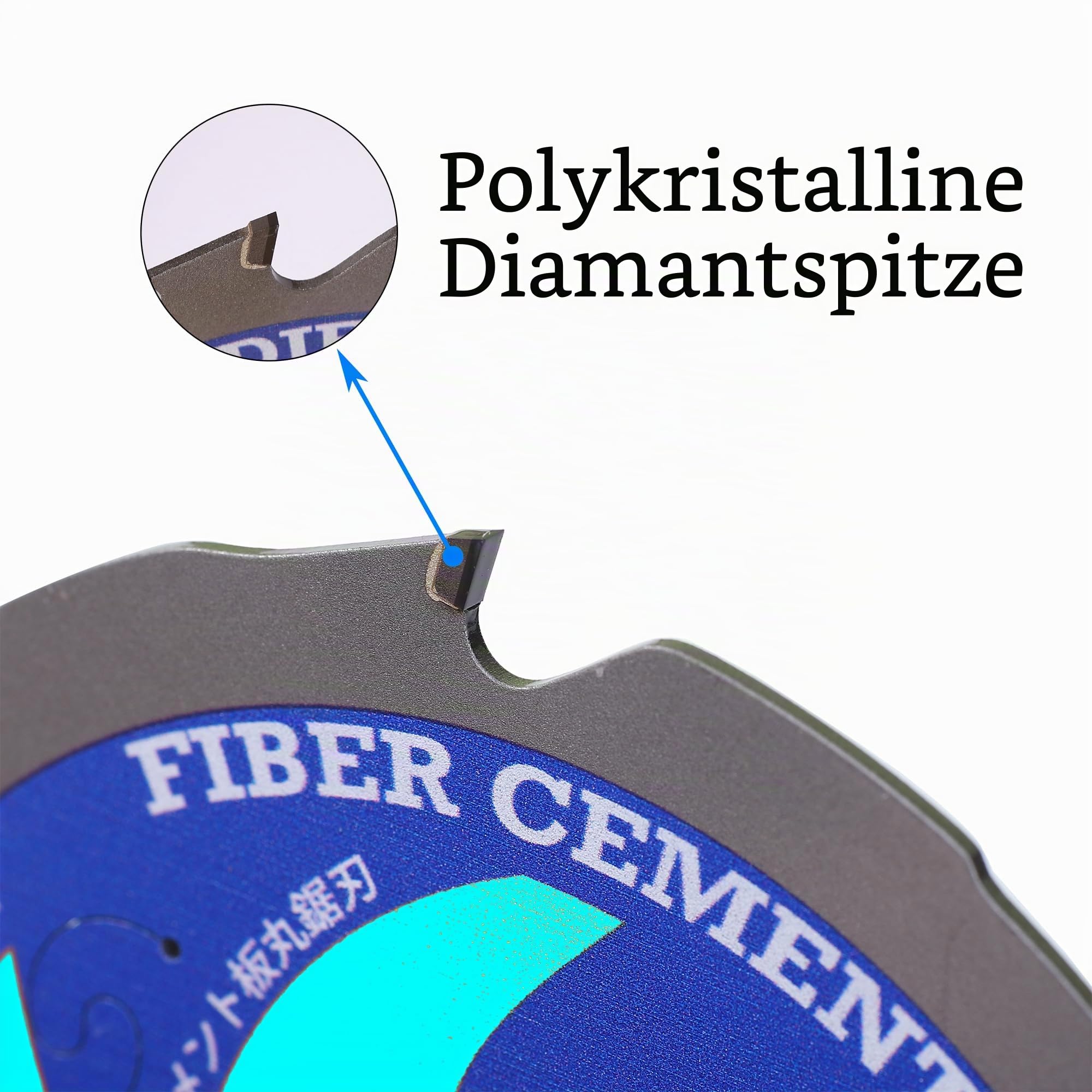 SHUZIYU 216mm-6PCD-30mm, Polykristallin mit Diamantzähne 6 PCD, Kreissägeblatt Faserzement, Sägeblatt Faserzement