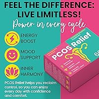 Vista 5 de PCOS Supplements for Hormone & Fertility Support Myo-Inositol & D-Chiro Inositol Supplement for Women Supports Ovarian Health, Irregular Cycles